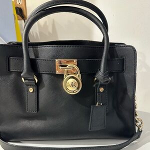 Michael Kora Black Sachel Bag